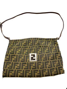 Fendi Zucca Shoulder bag Brown All over